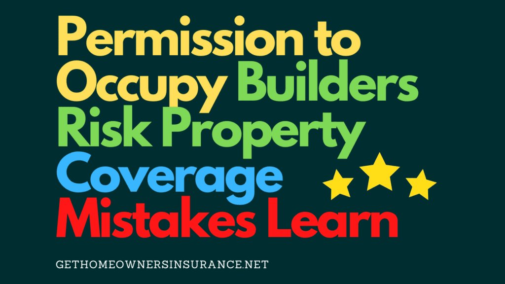 Builders Risk Property
